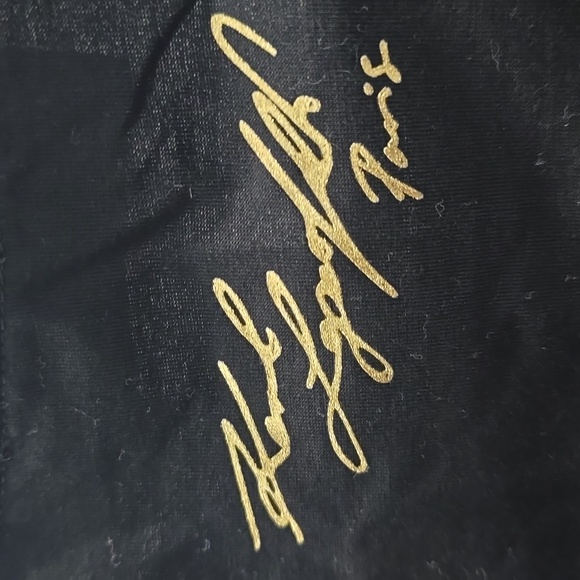 RARE & NEW ✅ KARL LAGERFELD PARIS  Gold Beaded Design T Shirt ✨ NEW - Picture 8 of 9